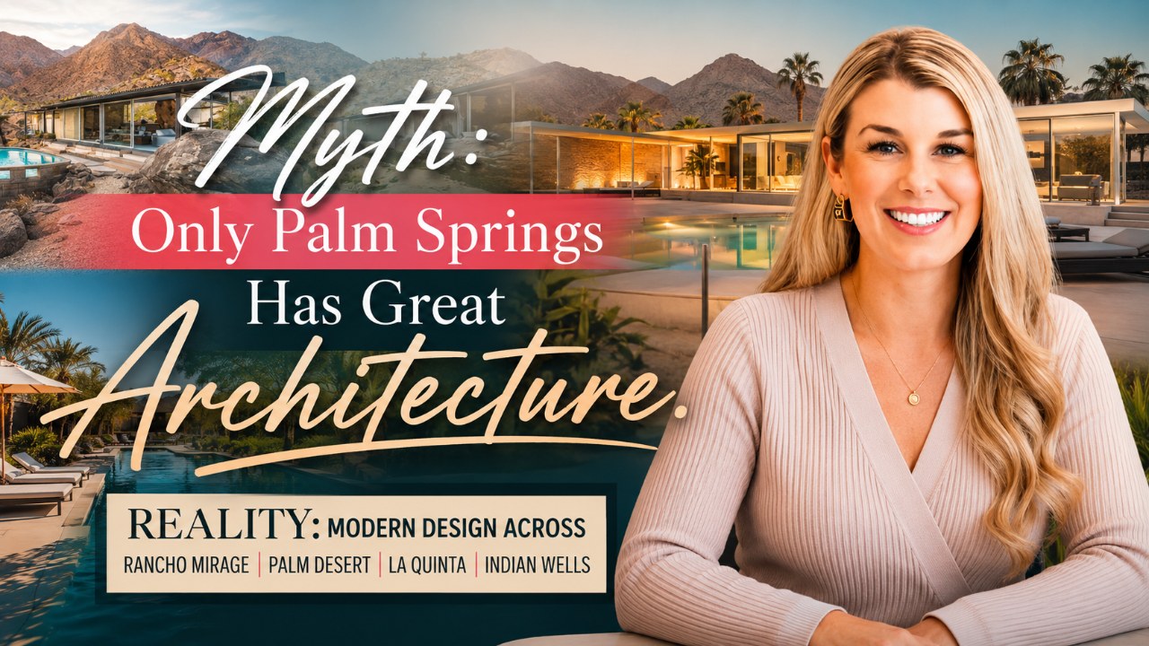 Myth: Only Palm Springs Has Great Architecture. Reality: Modern Design Across Rancho Mirage, Palm Desert, La Quinta & Indian Wells