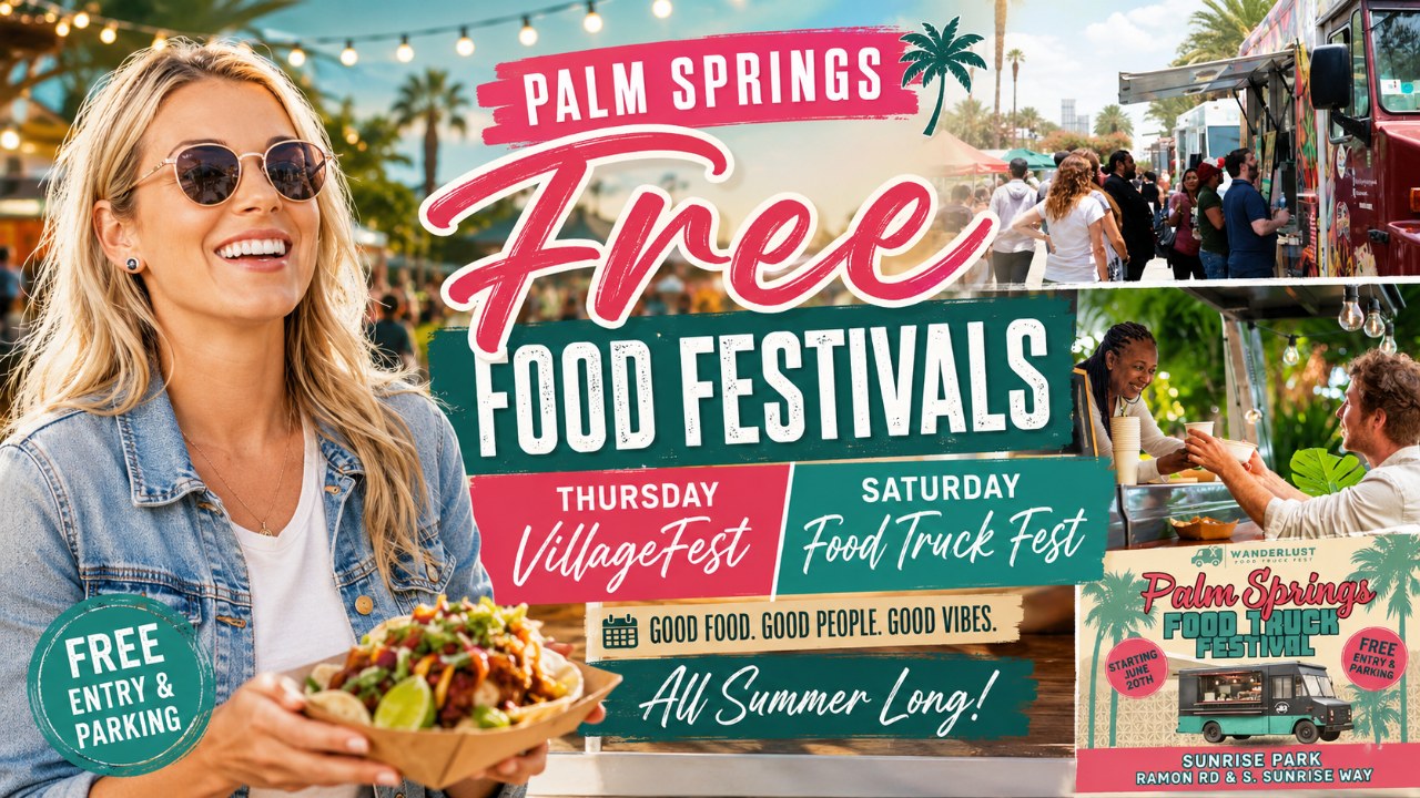 Best Free Coachella Valley Events: VillageFest Thursday and Saturday Food Festivals