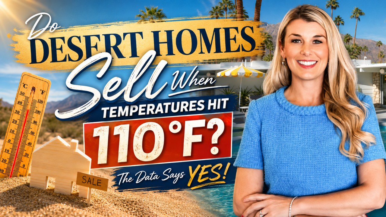 Do Desert Homes Sell When Temperatures Hit 110°F? Coachella Valley Data Says Yes
