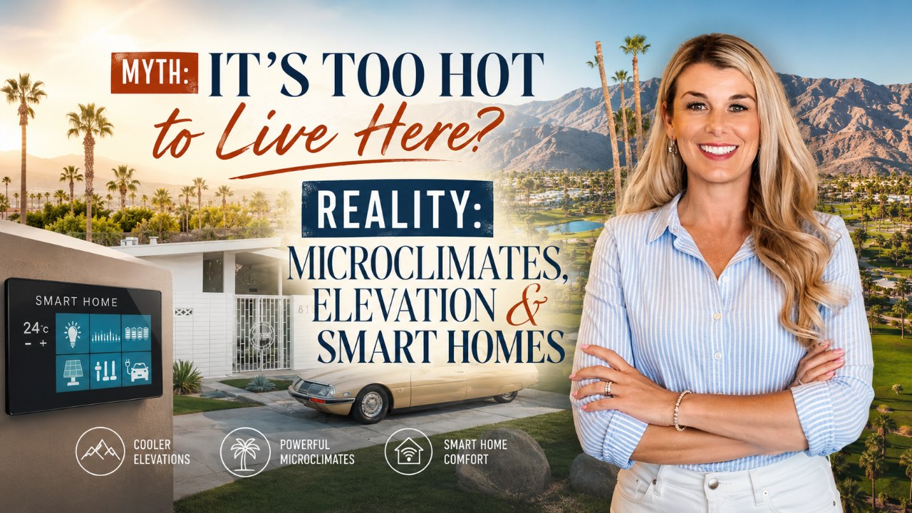 Myth: It’s Too Hot to Live in the Coachella Valley Year-Round. Reality: Microclimates, Elevation & Smart Homes