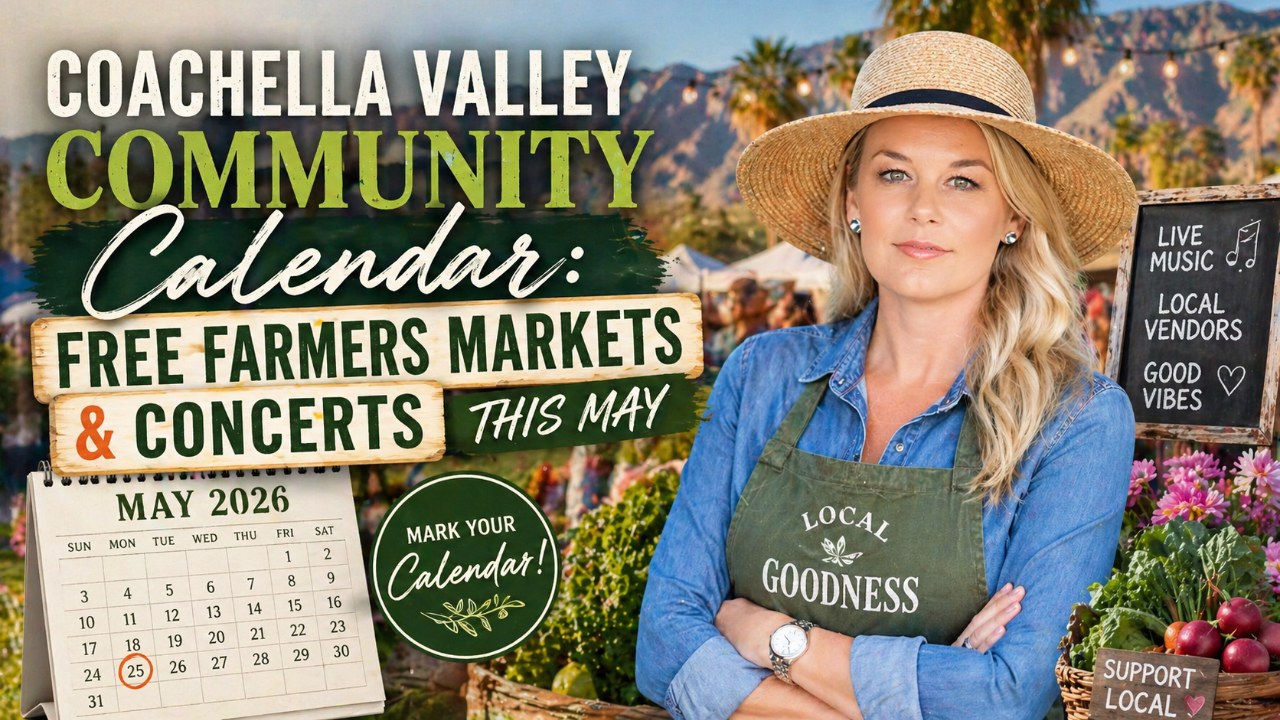 Coachella Valley Community Calendar: Free Farmers Markets and Concerts This May