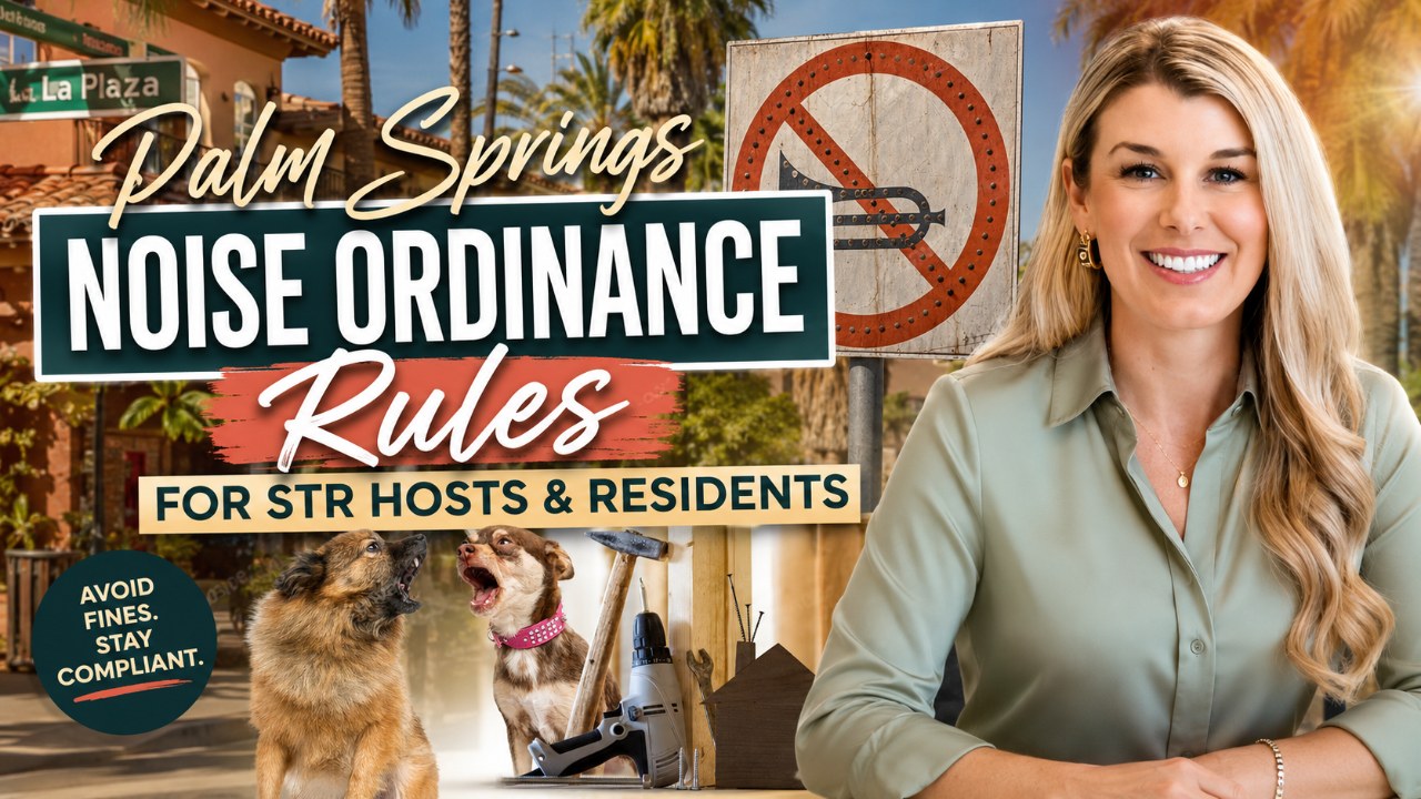 Palm Springs Noise Ordinance Rules: What STR Hosts and Residents Must Know