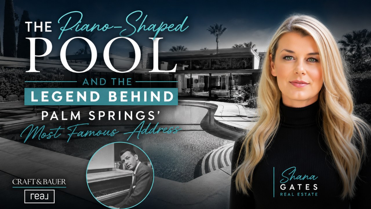The Piano-Shaped Pool and the Legend Behind Palm Springs' Most Famous Address